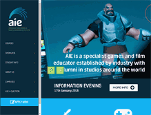 Tablet Screenshot of aie.edu.au